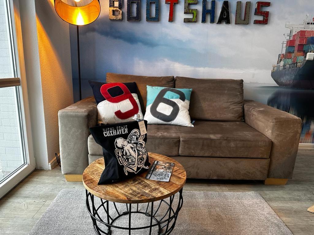 Bootshaus Appartements Cuxhaven Kültér fotó